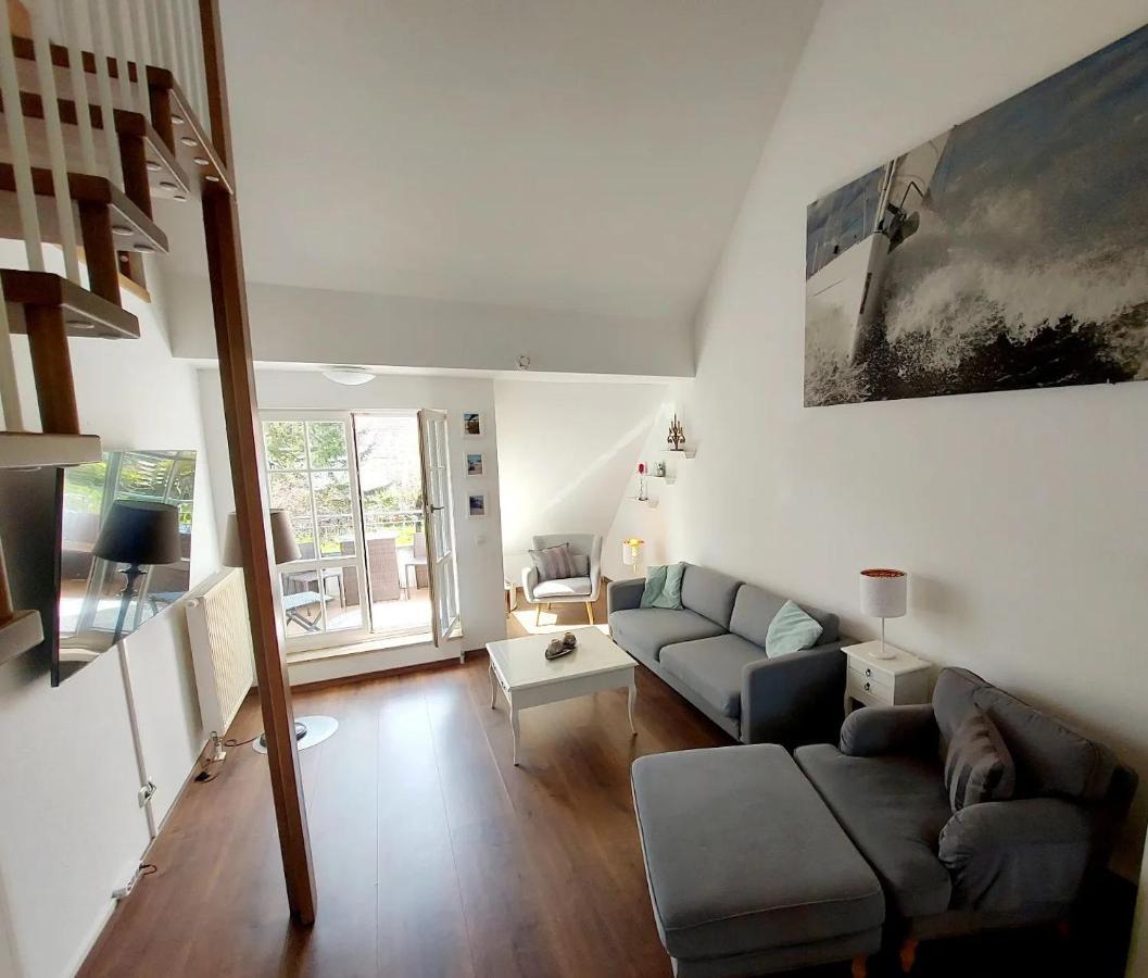 Hochwertige Ferienwohnung Direkt Am Wasser Mit Balkon Greifswald Kültér fotó
