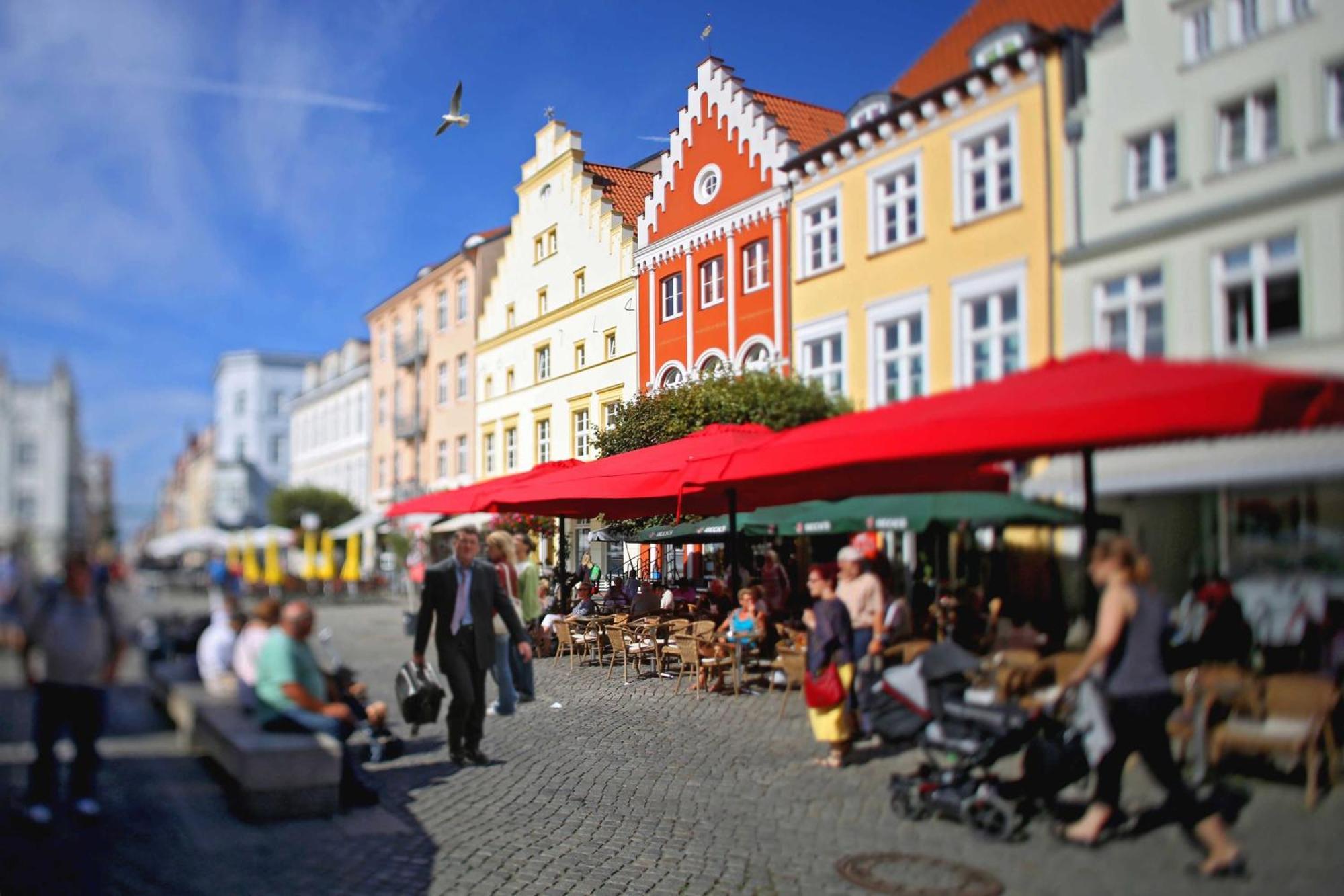 Hochwertige Ferienwohnung Direkt Am Wasser Mit Balkon Greifswald Kültér fotó